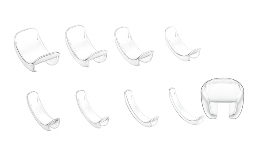 Silicone adjusters for ring