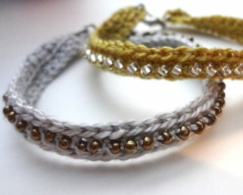 bead crochet bracelet patterns