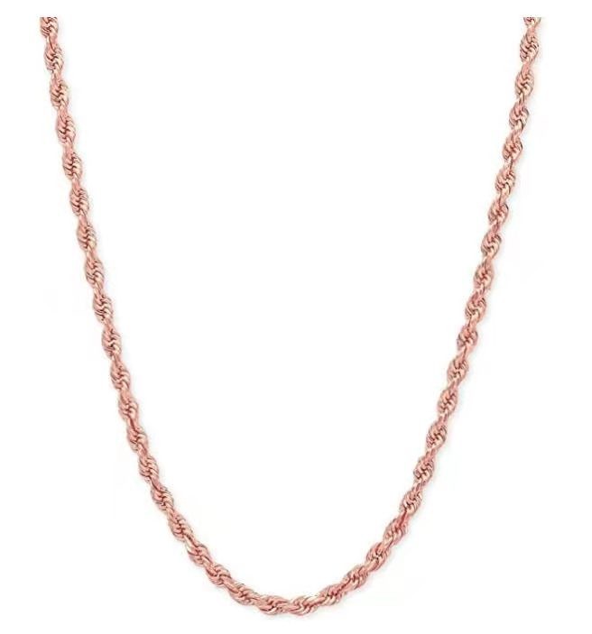 Cadenas de oro rosa para hombre