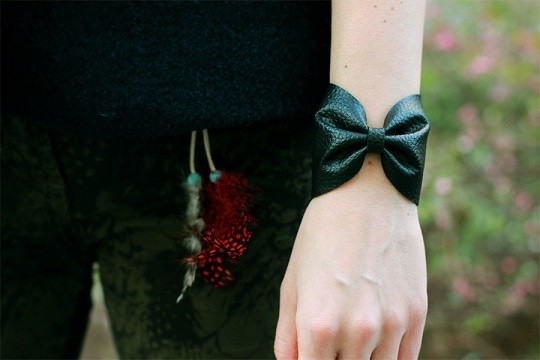 Bracelet à nœud en cuir