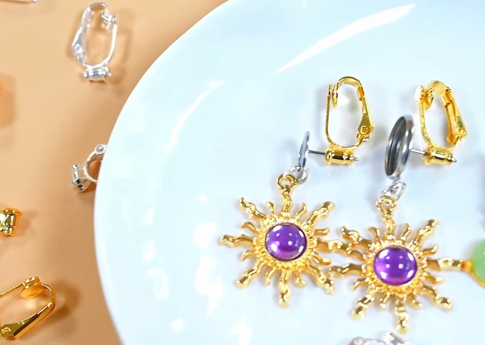 convert pierced earrings to clip on