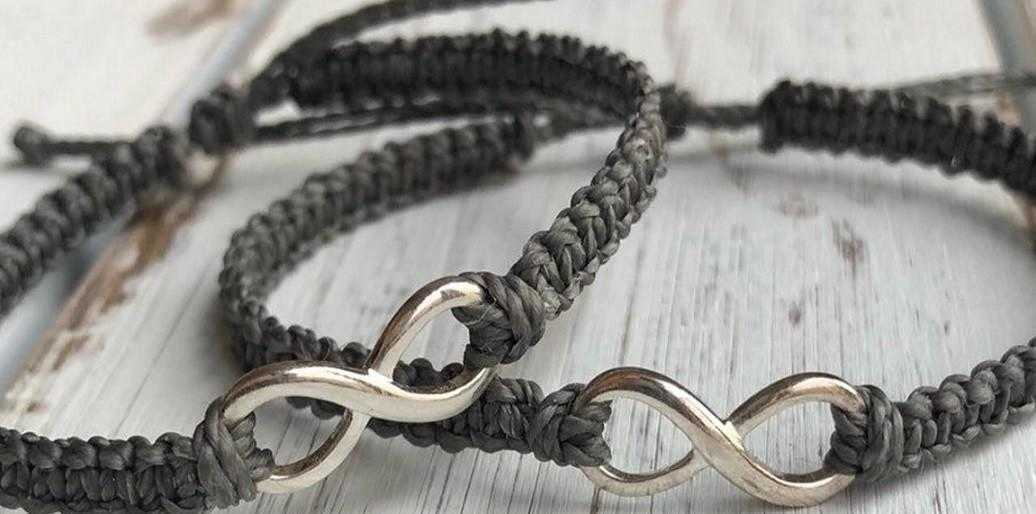 Bracelets Infini En Argent Sterling