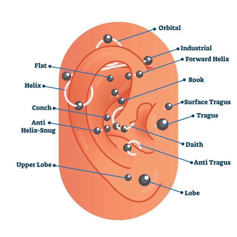 ear piercings for men