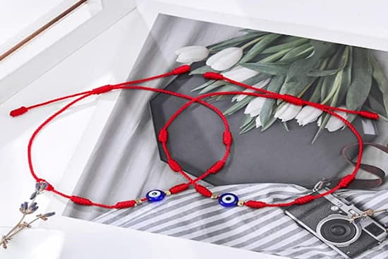 Tarsus-Armband mit sieben Knoten und bösem Blick