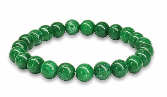 green bead bracelet