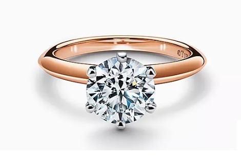 Bague de fiançailles Tiffany