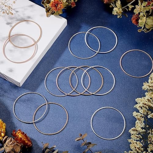 benecreat 60pcs 4 colors 2 14 inch guitar string bracelets