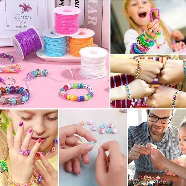 Kit de fils scoubidou Cridoz