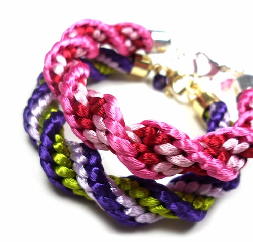 how to make a spiral bracelet