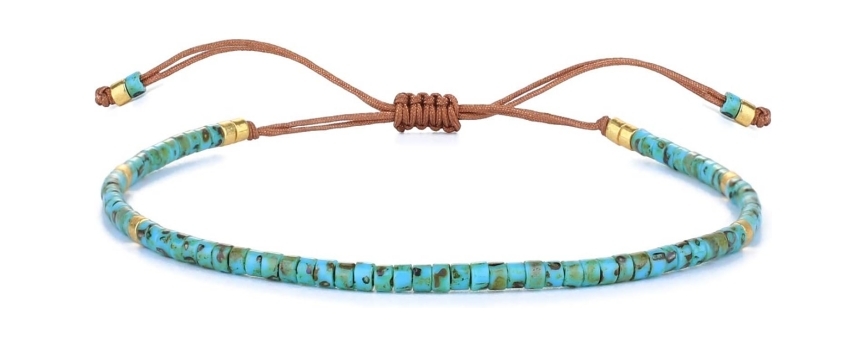 Bracelet à rang de perles de rocaille KELITCH