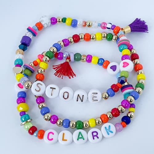 how to make name bracelets