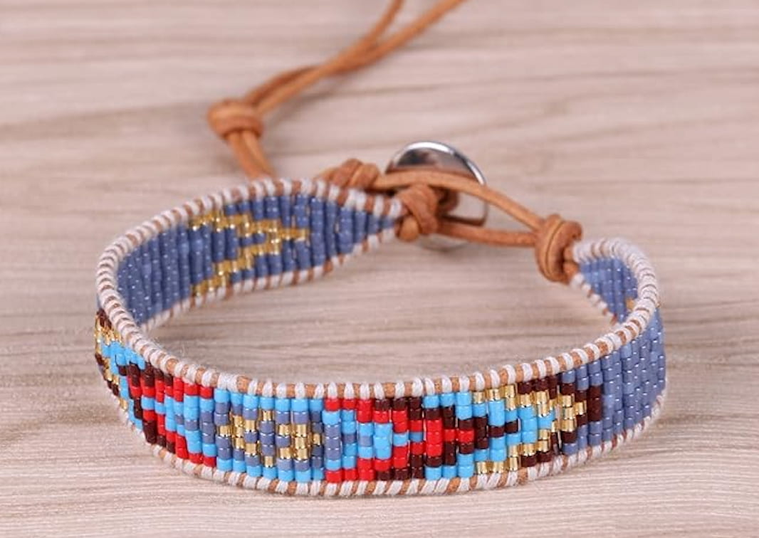how to make woven beaded bracelets
