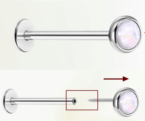 Extracción de joya con base plana de presión