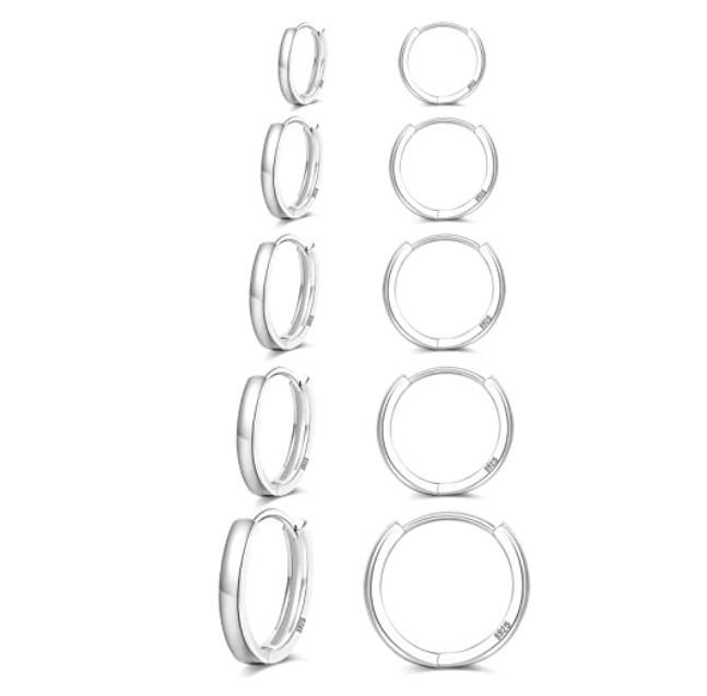 Senteria-Creolen aus 925er Silber