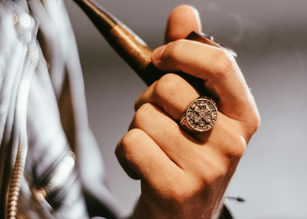 Anillo de sello redondo