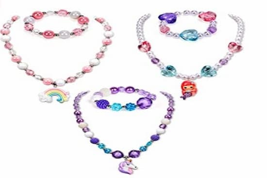 Gc-Girl-Prinzessinnenkette und -armband mit farbigen Anhängern