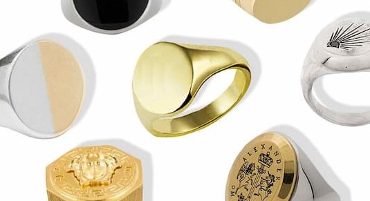 Chevalières en or et en argent