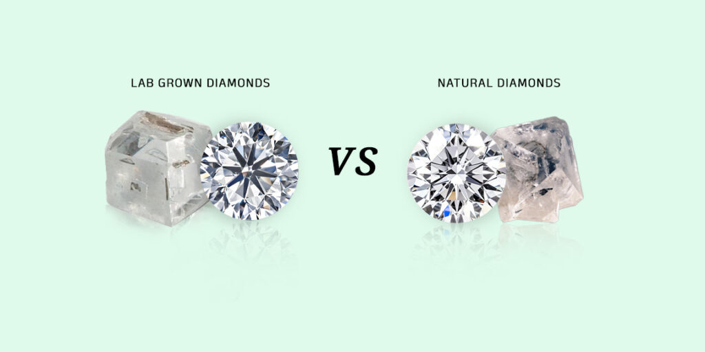 Labordiamanten vs. natürliche Diamanten