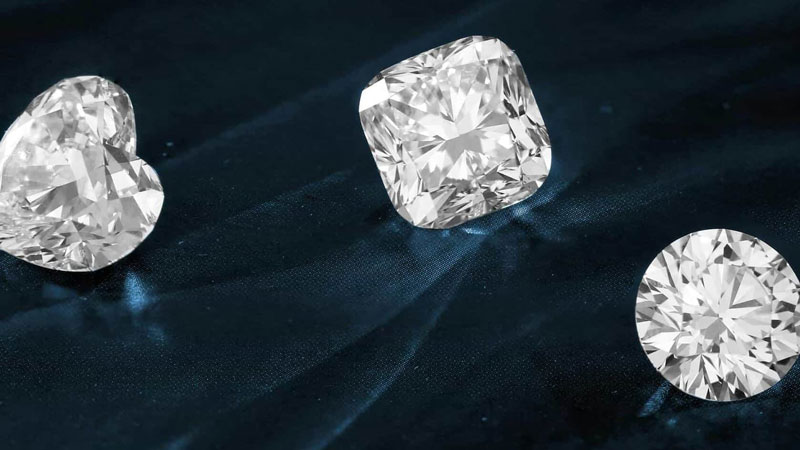 Verschiedene Arten von Diamantsimulanten