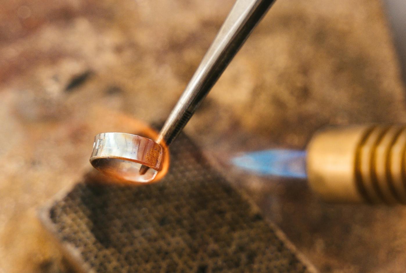 Inneren Grundring löten