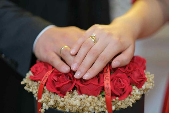 Ringfinger für den Ehering