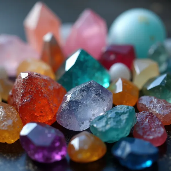 ¿Cuáles son los tipos de piedras de cristal?