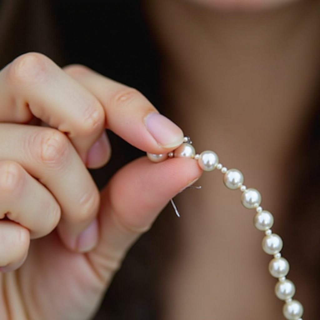 cómo ensartar perlas