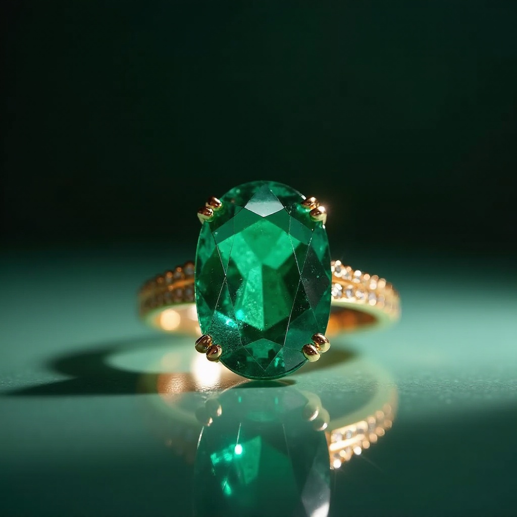¿Qué es un anillo de esmeralda?