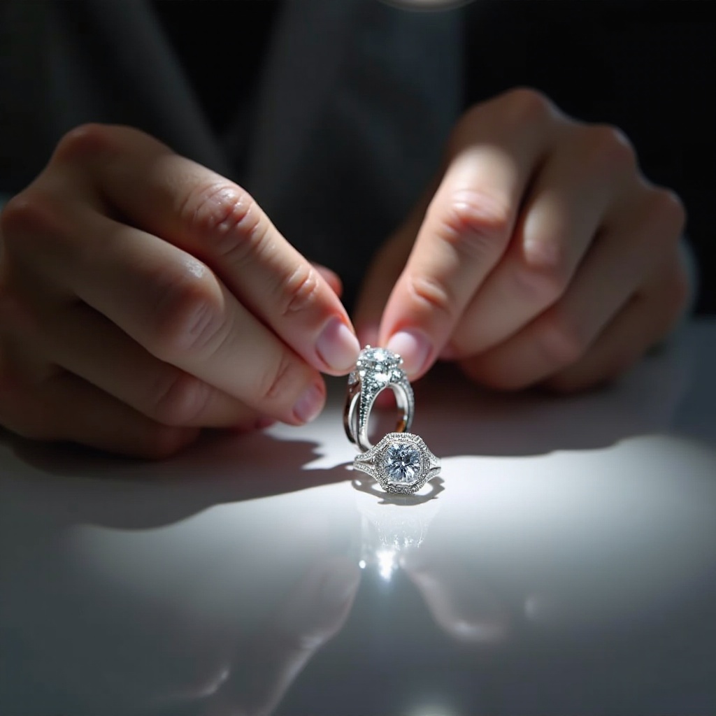 Wie man Diamanten fasst