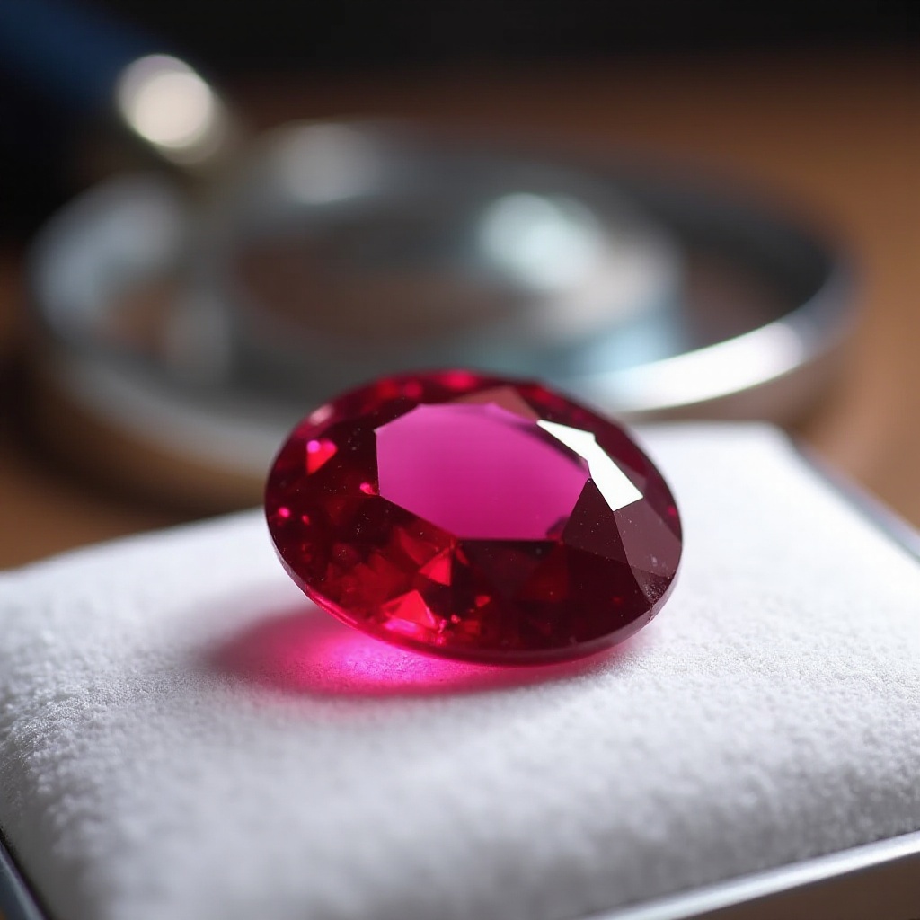 how to tell if a ruby is real