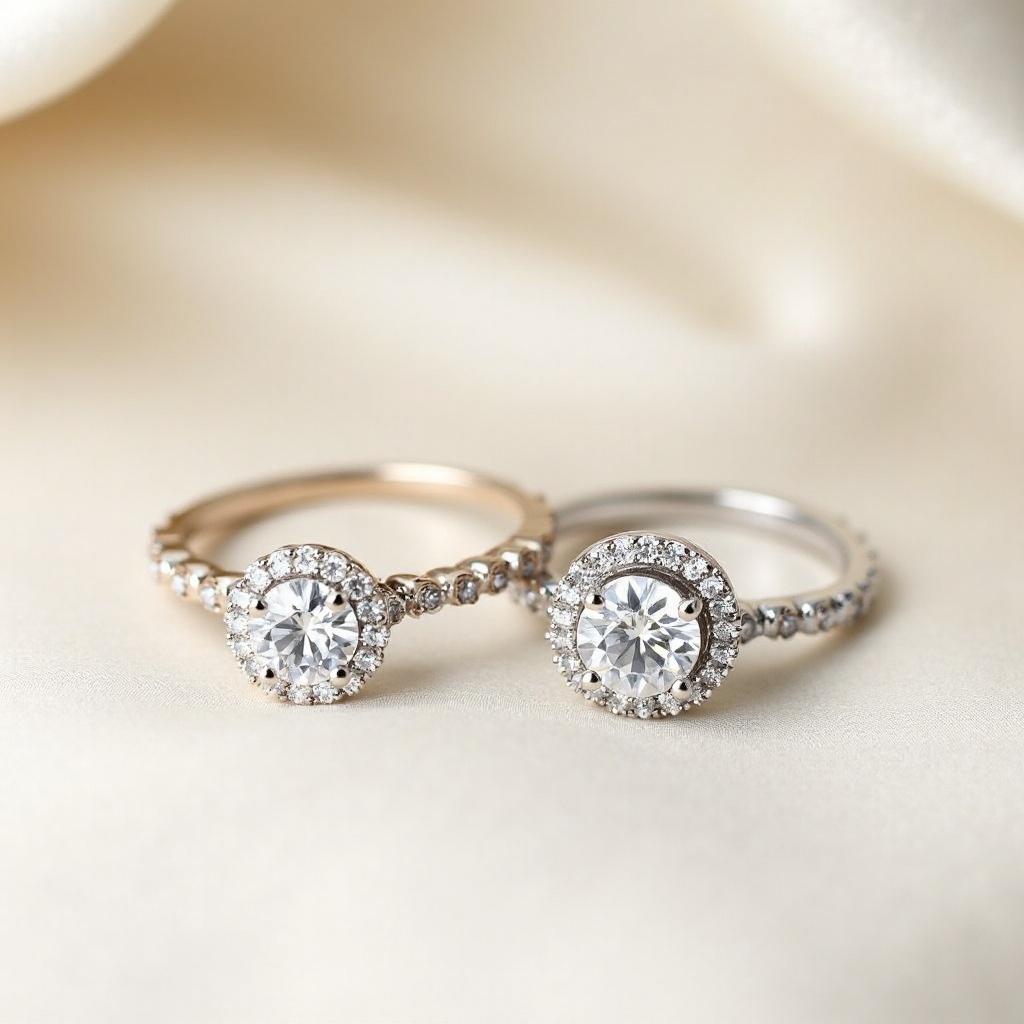 Oro blanco vs. plata: ¿cuál es la diferencia?