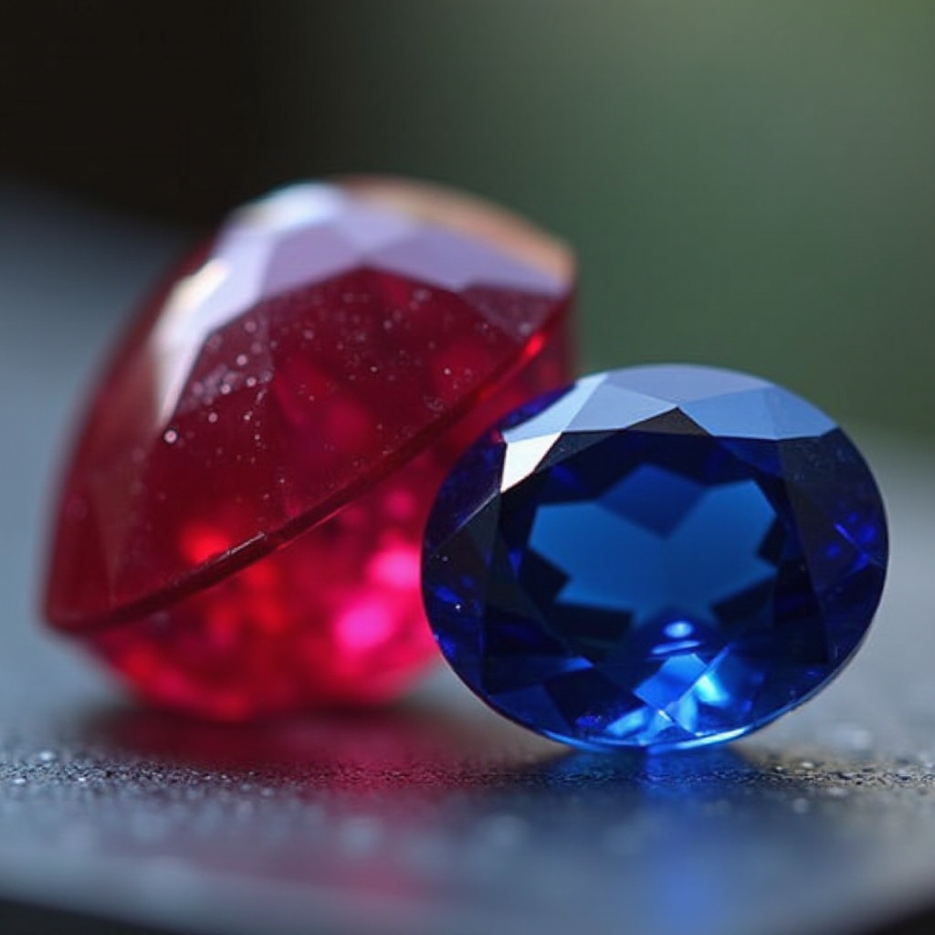 ¿Cuál es la diferencia entre el rubí y el zafiro?