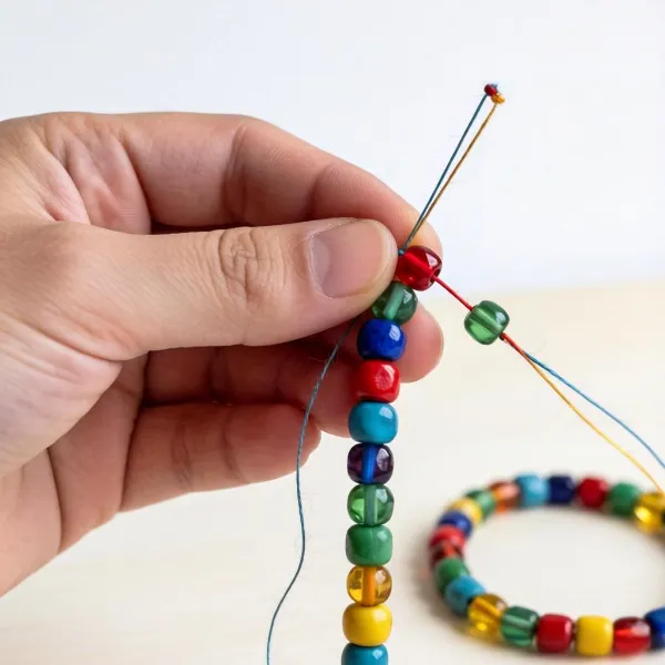 Comment enfiler des perles