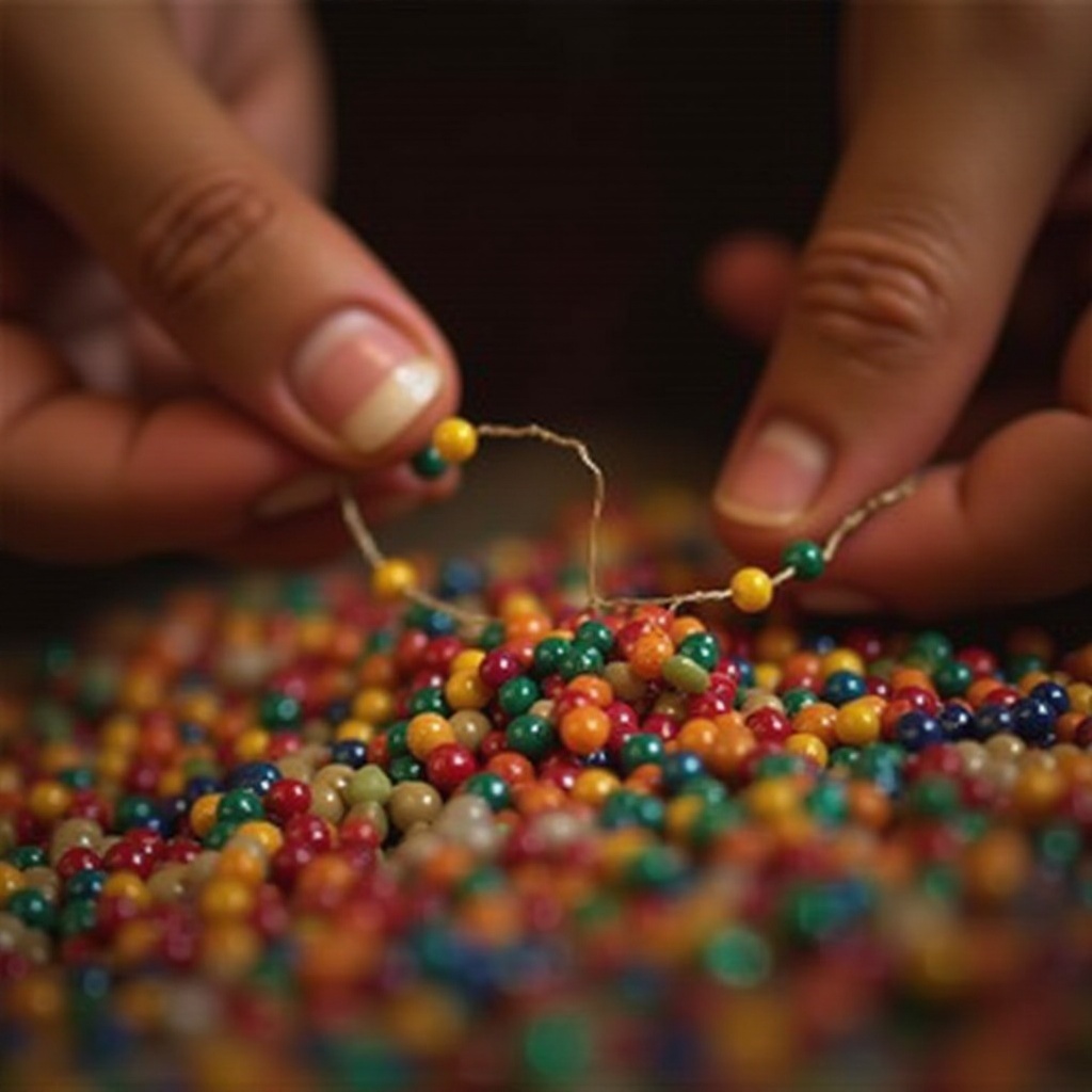 Comment enfiler des perles