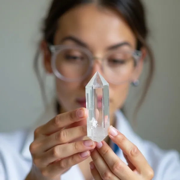 how to tell if a crystal is real