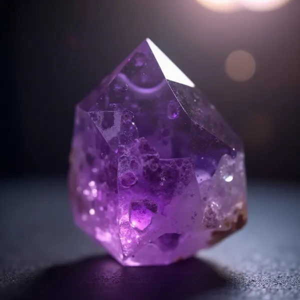 Wie man einen Amethystkristall verwendet