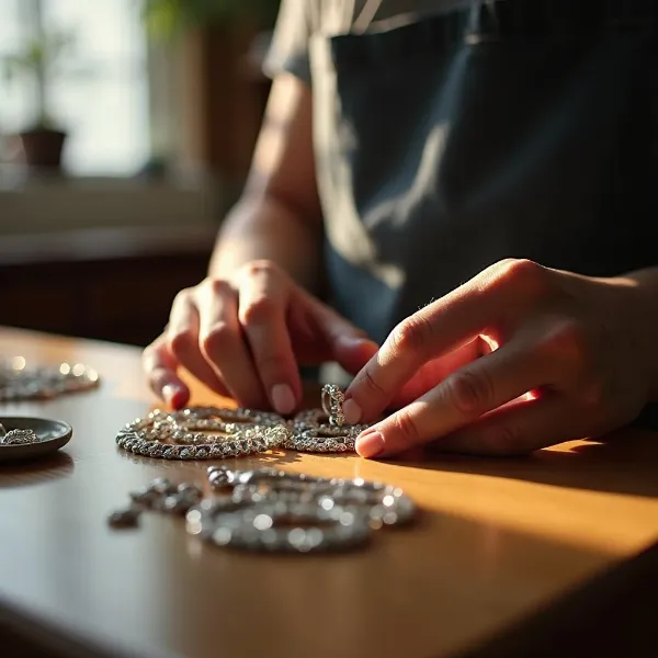 Wie man Sterlingsilber reinigt